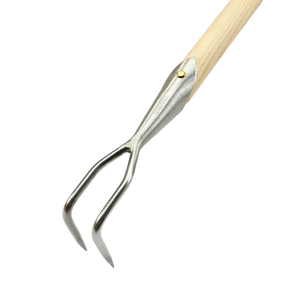2 Tine Hand Rake Sneeboer Bent 2-Tine Weeding Fork – Garden Tool Company