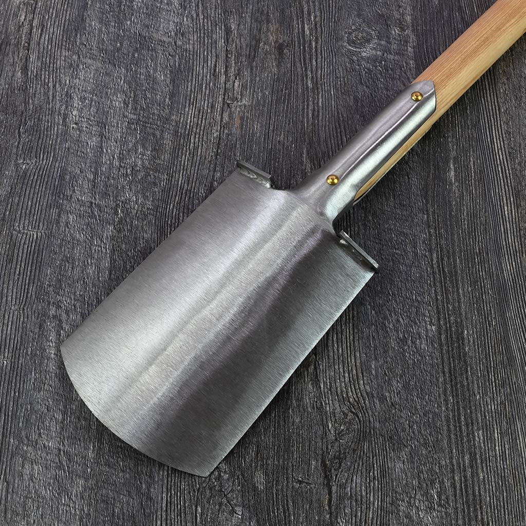 Sneeboer Garden Border Spade - Luxe Handle - blade back