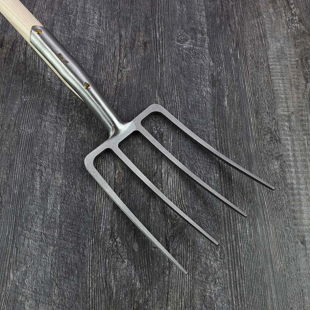 Sneeboer Garden Compost Fork - front view