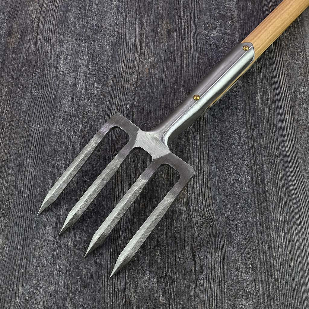 Sneeboer Garden Border Fork - Luxe Handle - back view