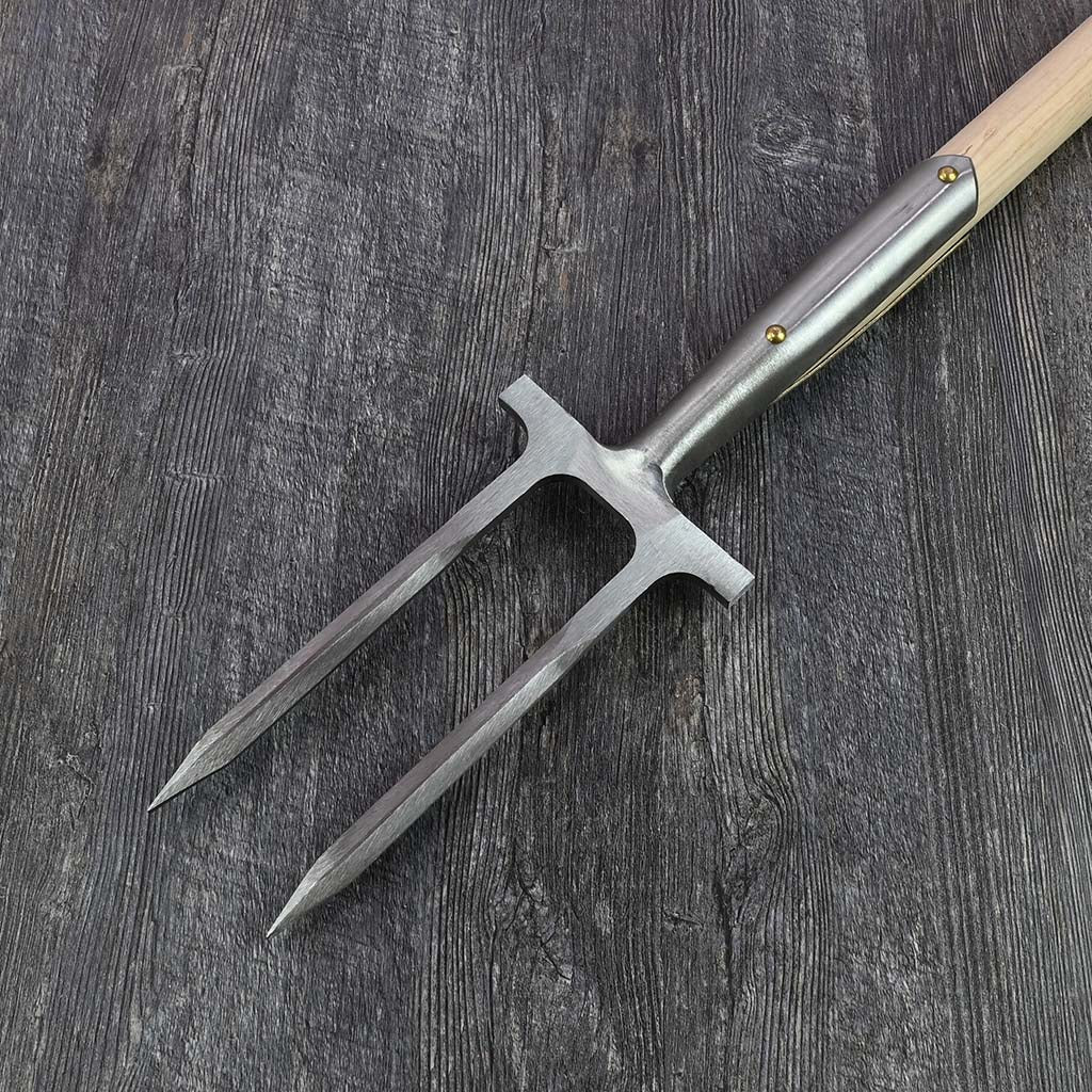 Sneeboer Garden Rose Fork - D Handle - back view