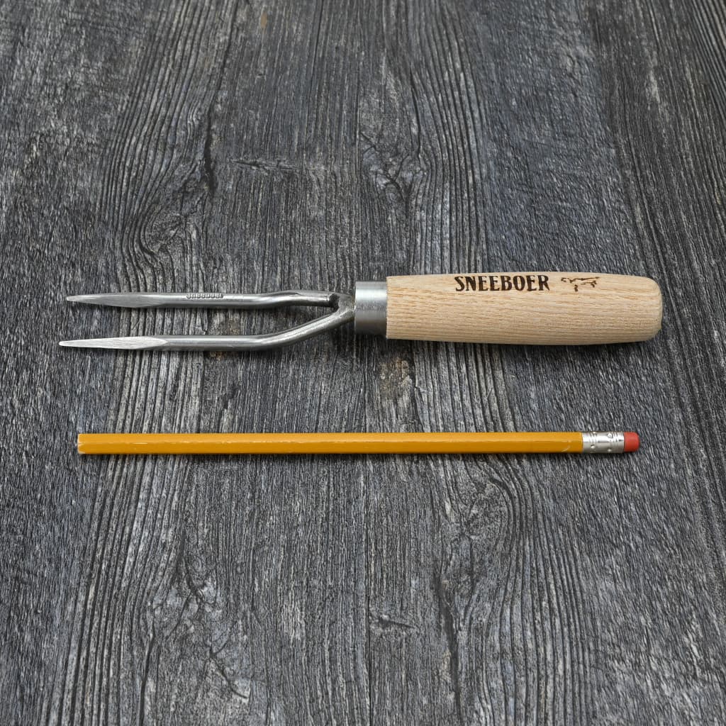 Sneeboer Greenhouse Weeding Fork size comparison