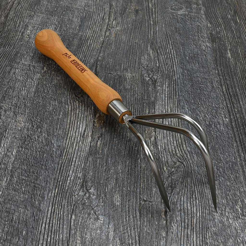 Sneeboer Hand Garden Cultivator Bulb Handle top view