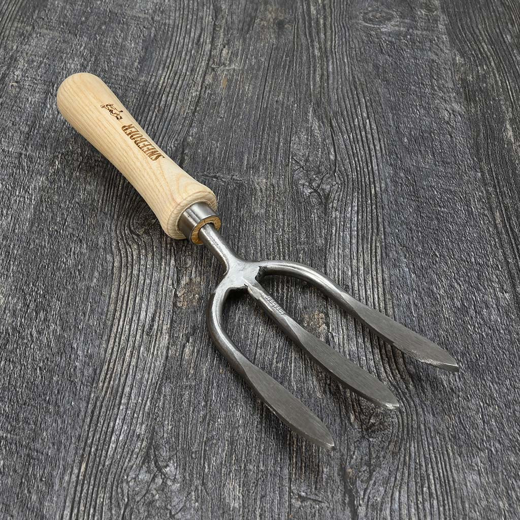 Sneeboer Round Tine Garden Hand Fork - Thumbnail 5