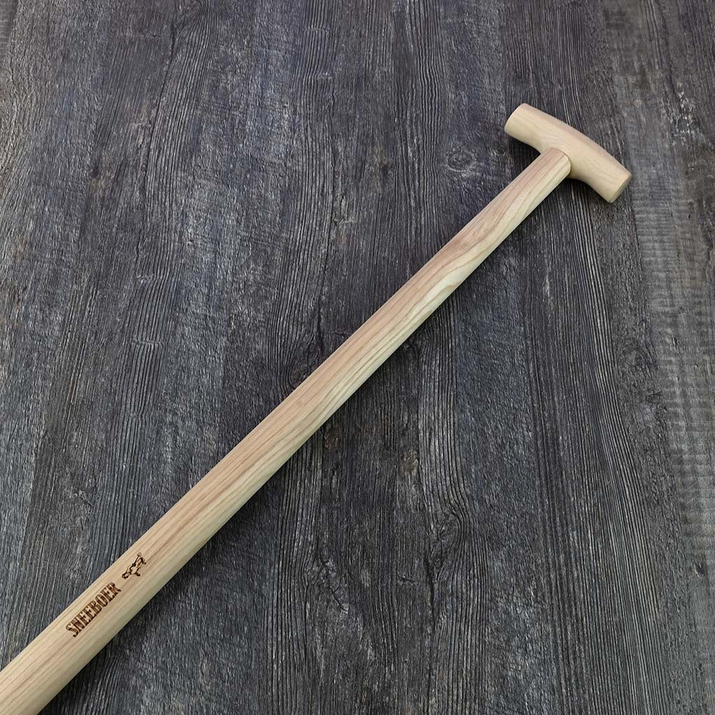 Sneeboer Large Garden Digging Fork - ash hardwood T handle
