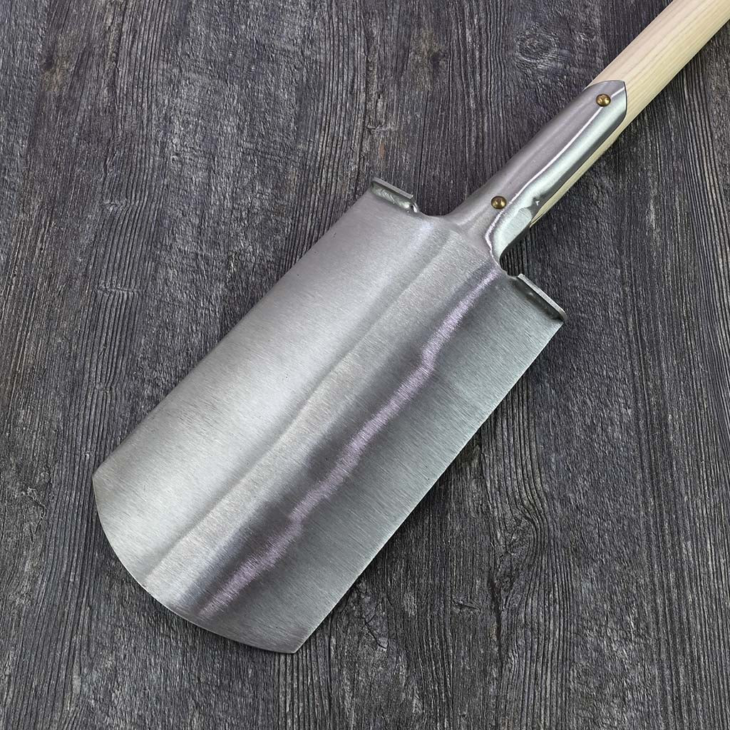 Sneeboer Large Garden Spade - D Handle - blade back