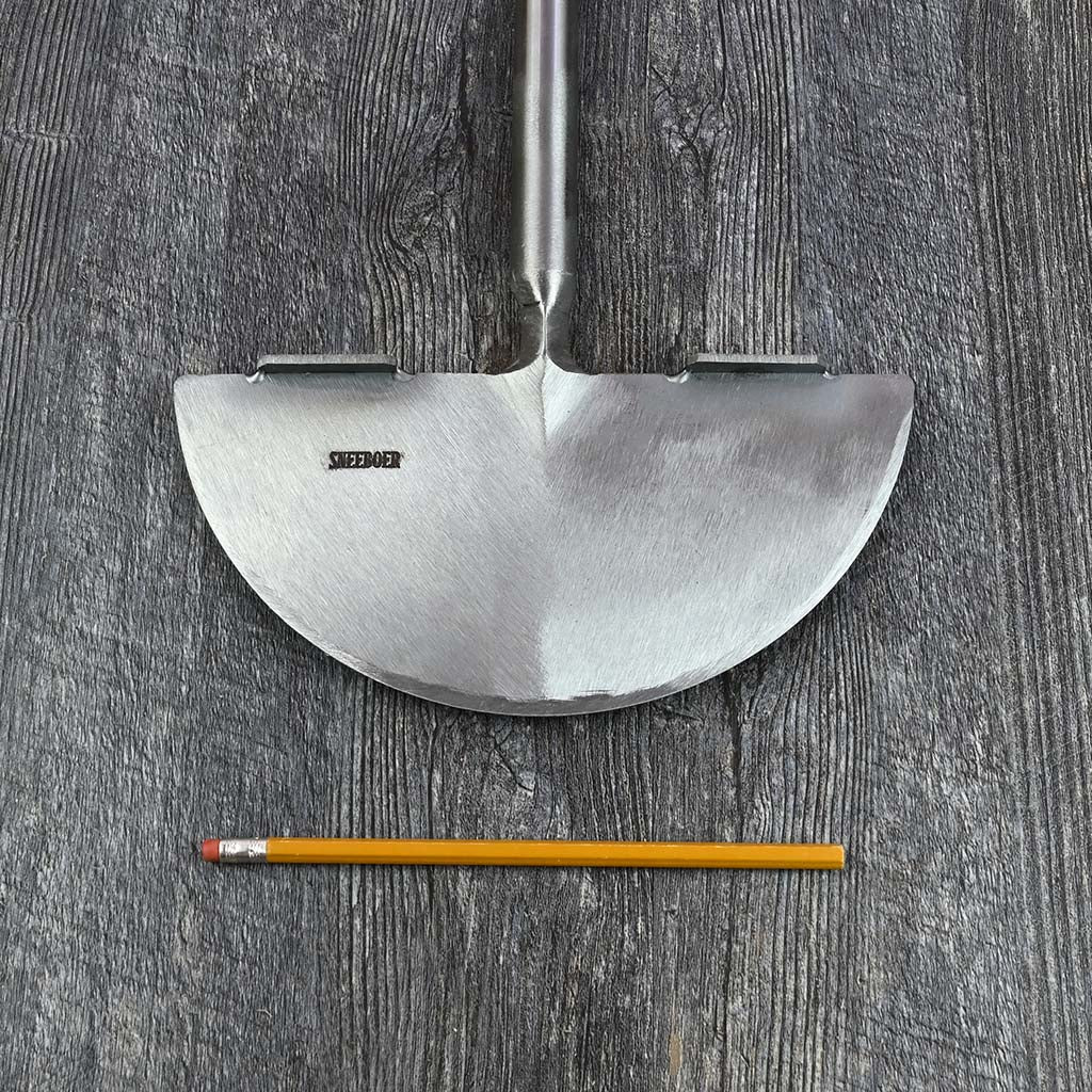 Sneeboer Stainless Steel Lawn Edging Knife - size comparison