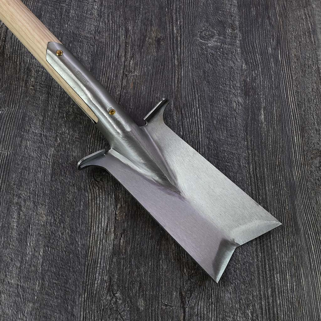 Sneeboer Garden Transplanting Spade - T Handle - blade front