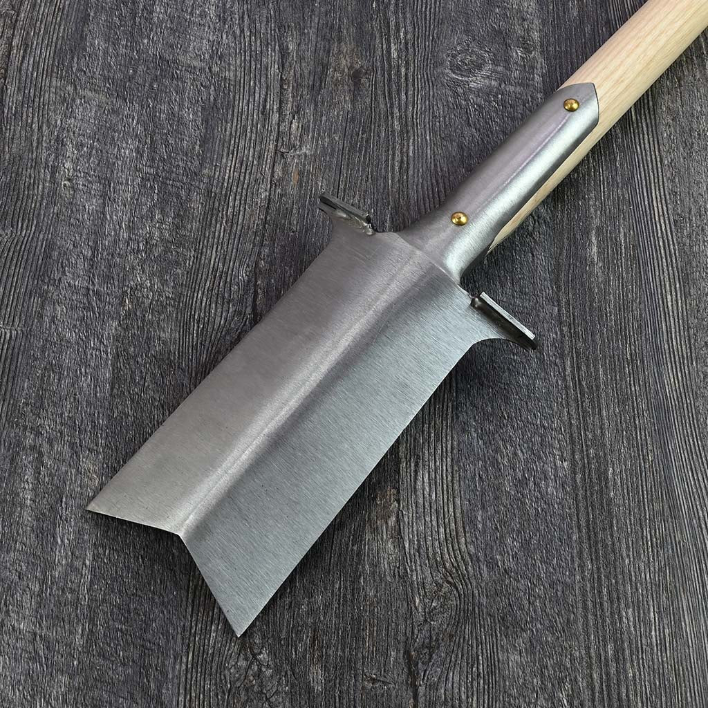 Sneeboer Garden Transplanting Spade - T Handle - blade back