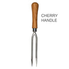 2-Tine Hand Weeding Fork by Sneeboer-cherry handle