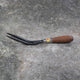 2-Tine Wedding Fork by Red Pig Garden Tools - side view