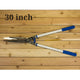 Professional Hedge Shears with Wavy Blade by Vesco - 30 Inch