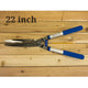 Professional Hedge Shears with Wavy Blade by Vesco - 22 Inch