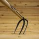 Japanese 3 Prong Hand Cultivator Rake - Back of Tines