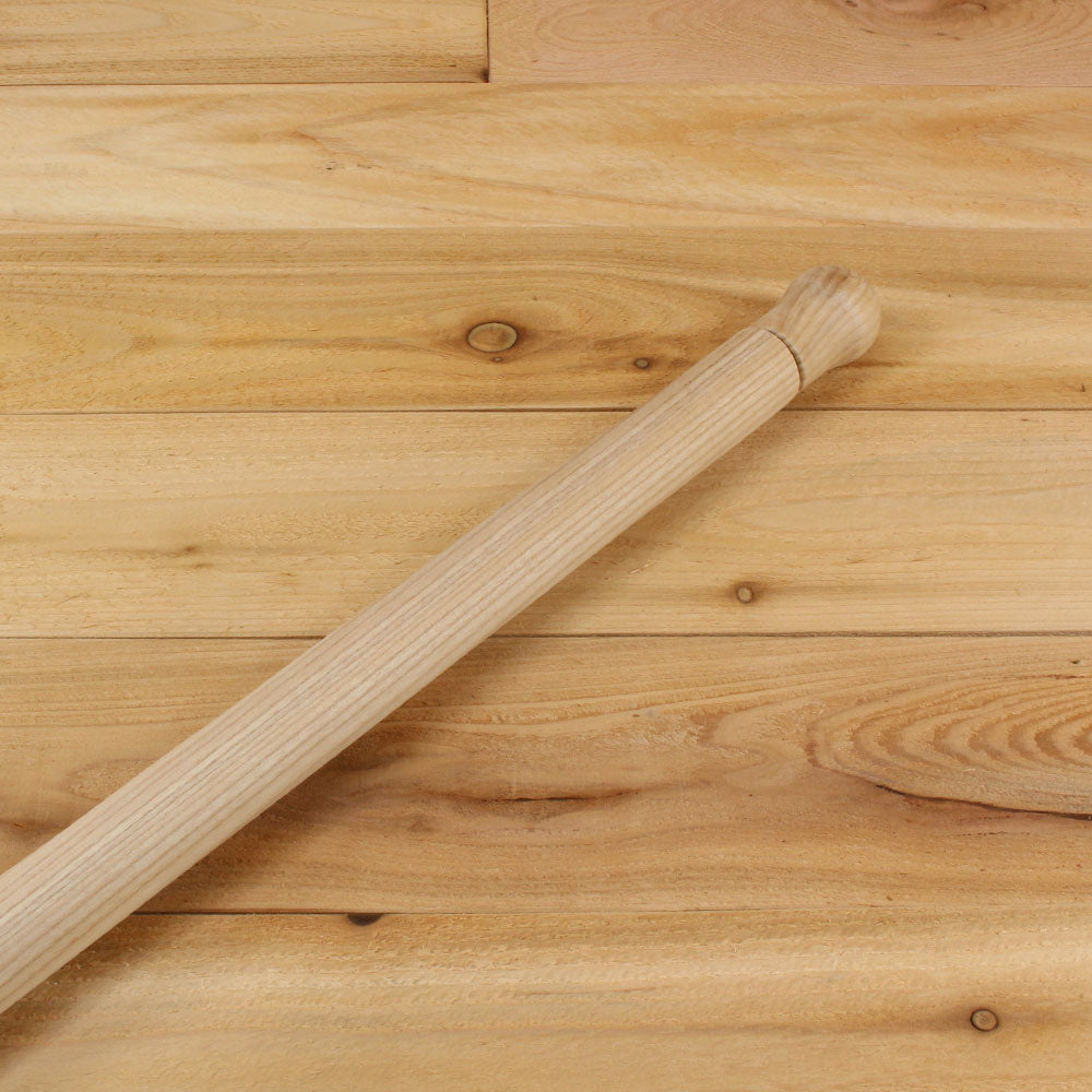 Long Heart Shaped Push Hoe by Sneeboer - Long Ash Hardwood Handle