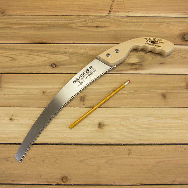 Fanno 13” Curved Blade Pruning Saw - Full Size