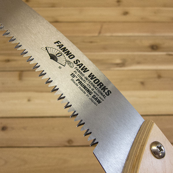 Fanno 17 Curved Pruning Saw - 15 Inch Blade With 6 Tri-Edge Teeth For Clean, Fast Cutting