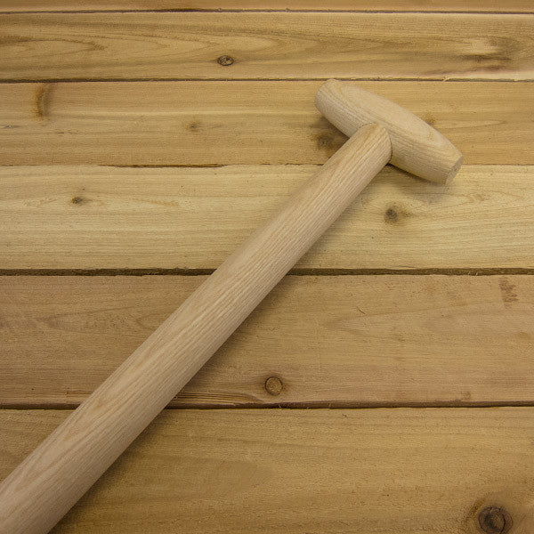 Round Head Shovel by Sneeboer - Ash "T" Handle