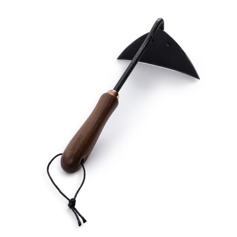 Triangle Garden Hoe by Barebones - end view