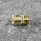 Brass Garden Hose Quick Connectors by Dramm - connected