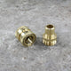 Brass Garden Hose Quick Connectors by Dramm - apart