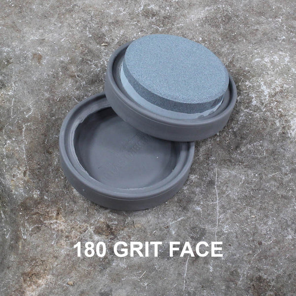 Ceramic Axe Sharpening Stone by Gränsfors Bruk - 180 grit face view
