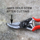 Cut N Hold Rose Pruning Shears F100 by Felco - stem holding jaws