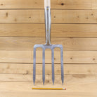 Large Garden Digging Fork with D-Handle by Sneeboer - size comparison