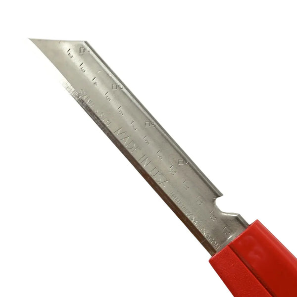 Discovery Garden Knife by Wilcox blade detail