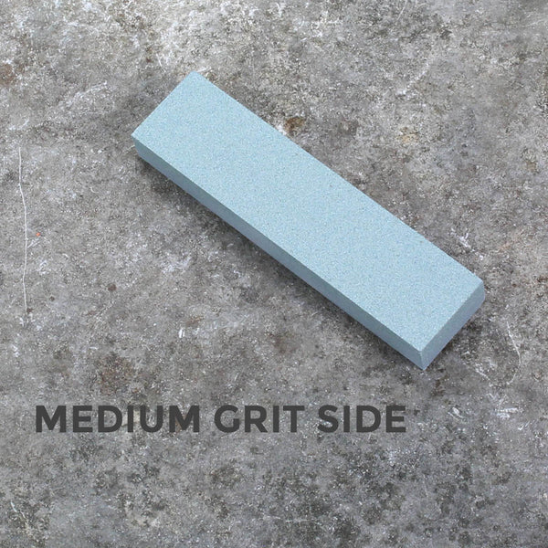 Dual Grit Pruner Sharpening Stone by Vesco - medium grit side
