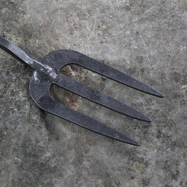 English Hand Garden Fork by Red Pig Garden Tools - fork detail