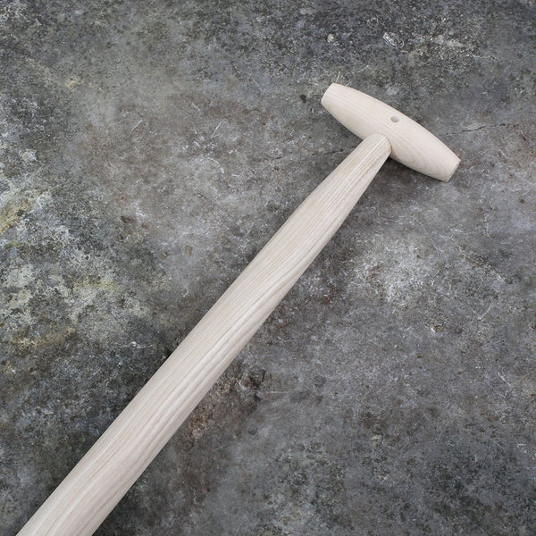 Garden Border Spade with T-Handle by Sneeboer-ash hardwood handle