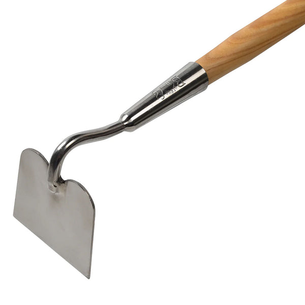 Garden Draw Hoe by Burgon & Ball - head detail