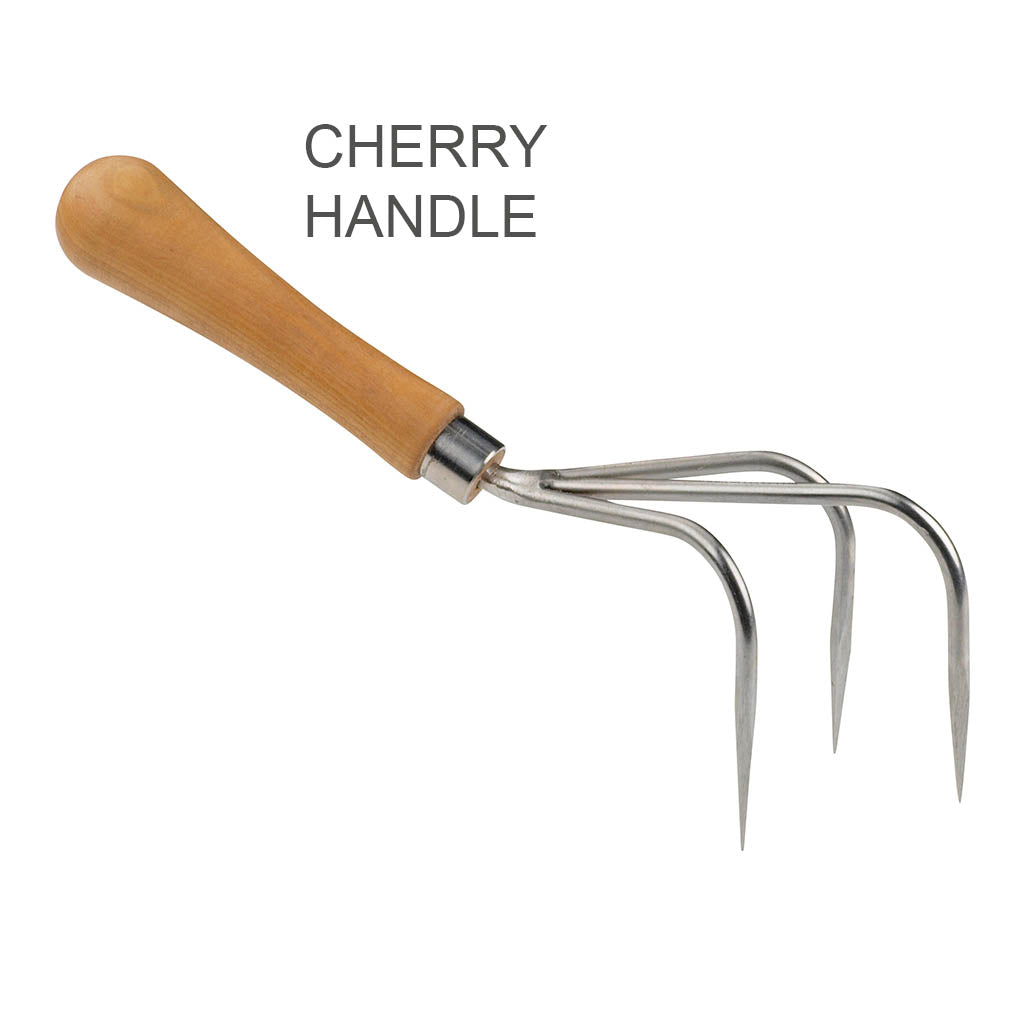 Hand Garden Cultivator by Sneeboer - cherry handle