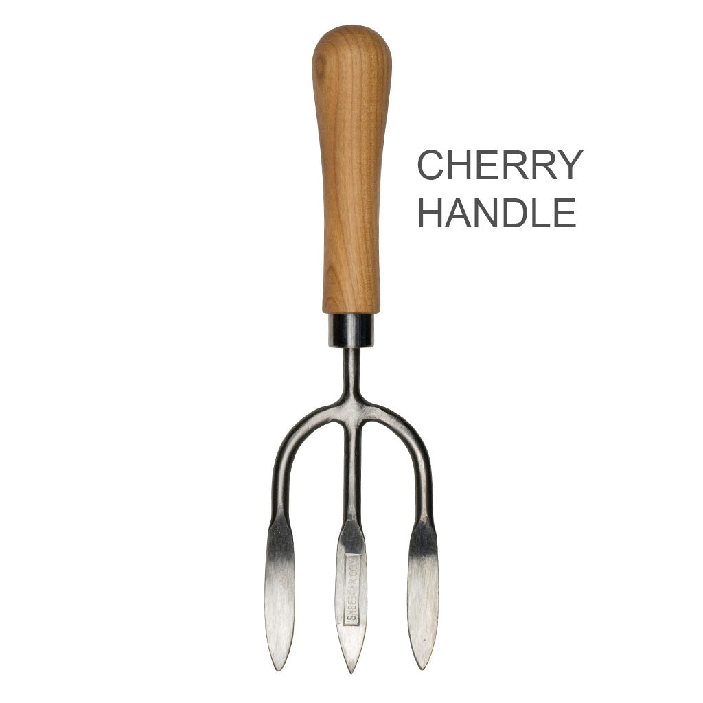 Garden Hand Fork by Sneeboer-cherry handle