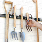 Adjustable Garden Tool Rack by Burgon & Ball - in use
