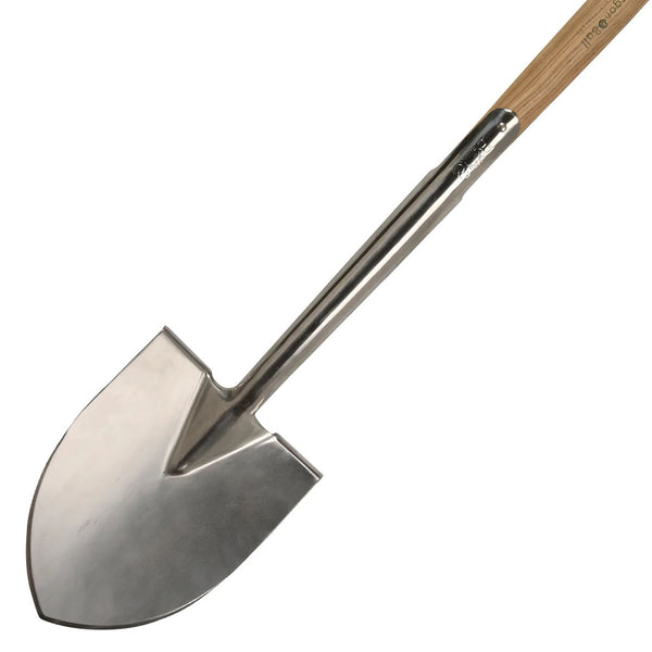 Groundbreaker Spade by Burgon and Ball - polished stainless steel