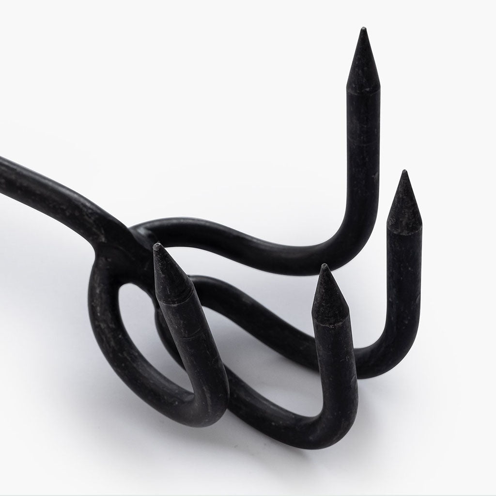 Hand Garden Cultivator by Barebones - tines detail