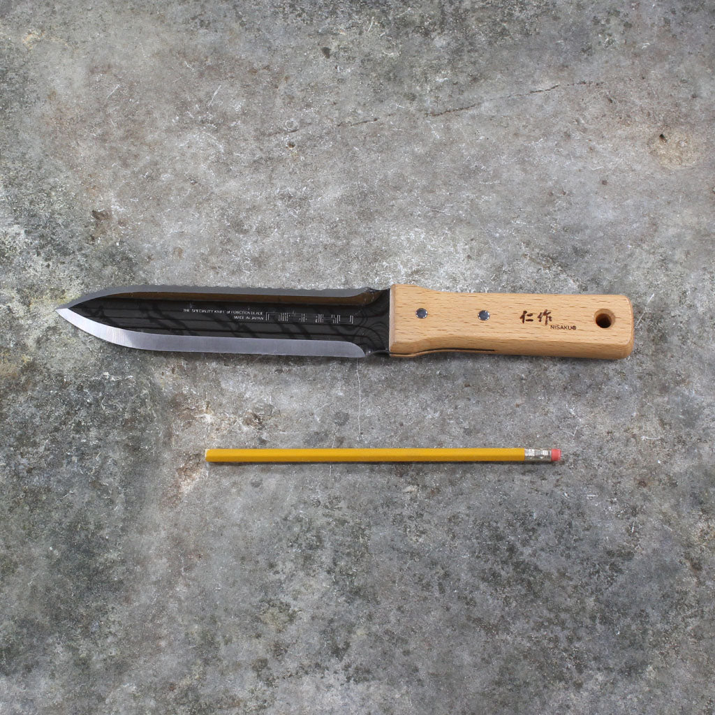 Hori Hori Garden Knife - size comparison