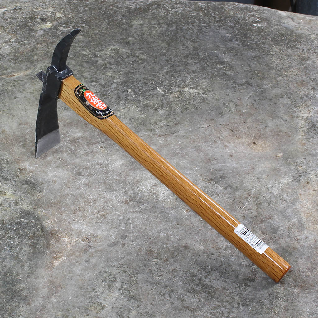 Japanese Pick Mattock - end view