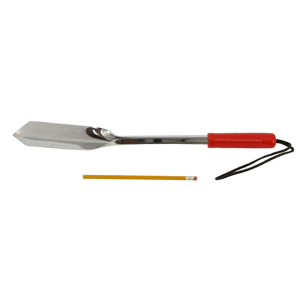 Long Handle Digging Trowel by Wilcox size comparison