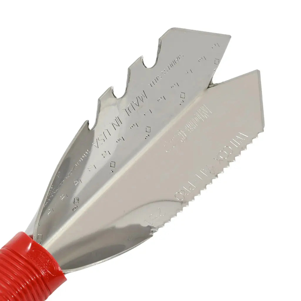 Multi-Crop Garden Trowel by Wilcox blade detail