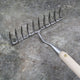 Narrow 10-Tine Garden Rake by Sneeboer-bottom view