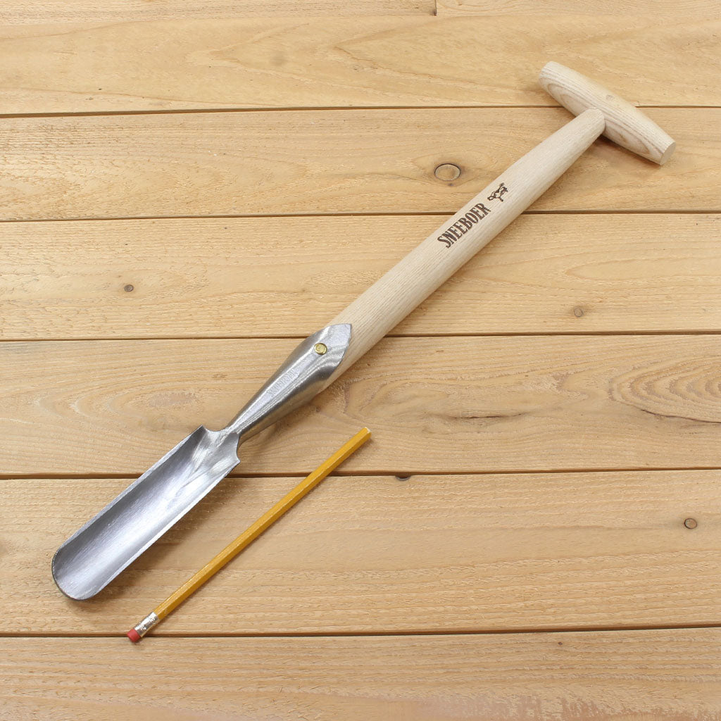 Narrow Blade Bulb Shovel by Sneeboer - size comparison