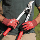 Nitrile Garden Gloves by Felco - in use