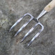 Perennial Garden Fork by Sneeboer Tools - blade back detail