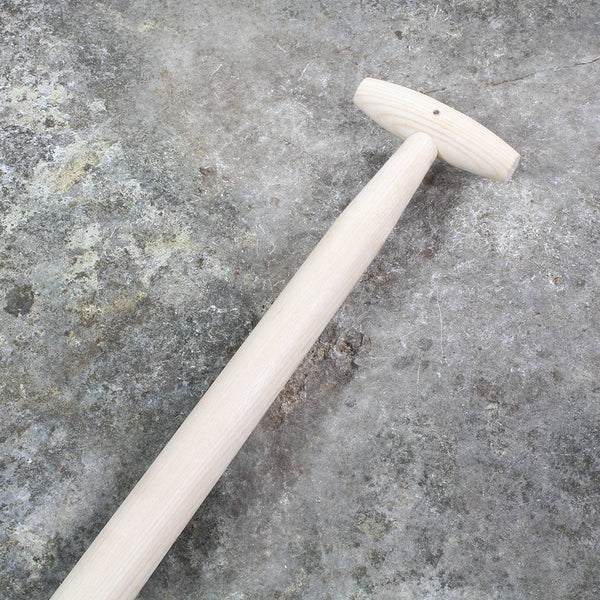 Pointed Garden Spade by Sneeboer - ash hardwood T-handle