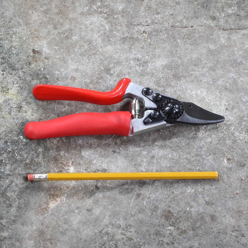 Left-Handed Pruning Shears F17 by Felco - size comparison