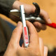Honing, Sharpening and Adjusting Tool by Felco -in use