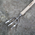 Raised Bed Hand Garden Fork by Sneeboer - front view
